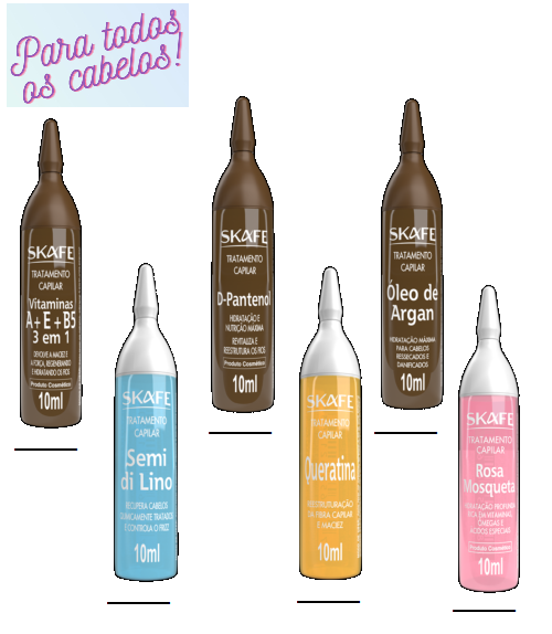 Tratamento Capilar Ampola Skafe (4x10ml)